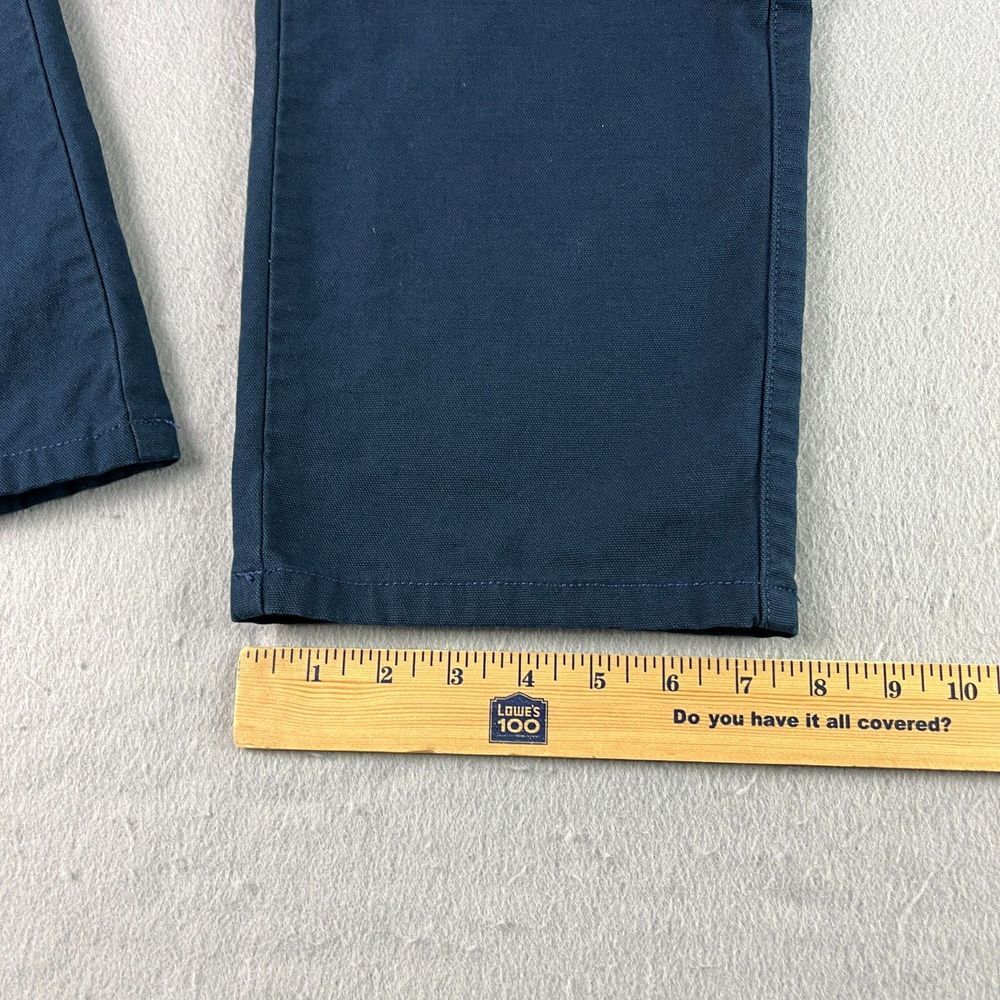 Peter Millar Pants Mens 38x28 Blue Chino Crown Vintage Canvas 5 Pocket Casual - Picture 8 of 11